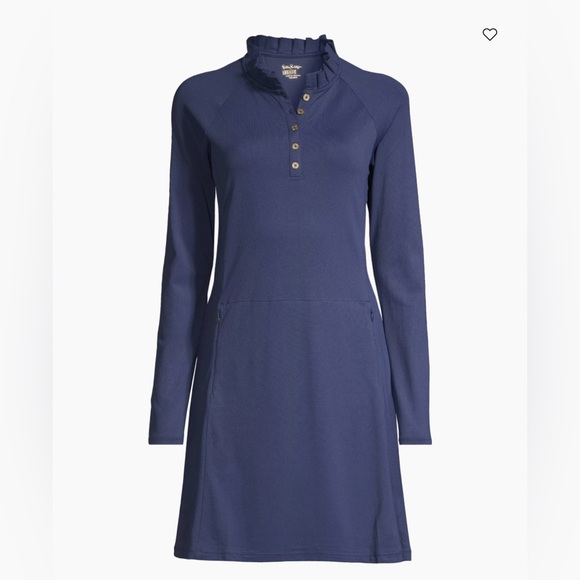 Lilly Pulitzer Hutton UPF 50+ Long-Sleeve Minidress NWT - Picture 2 of 6